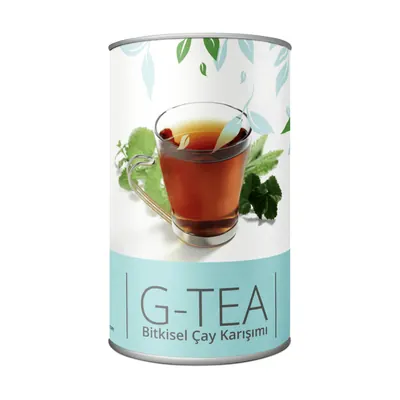 G tea bitkisel çay karışımı kavanozu, yedi bitkili dökme zayıflama çayı