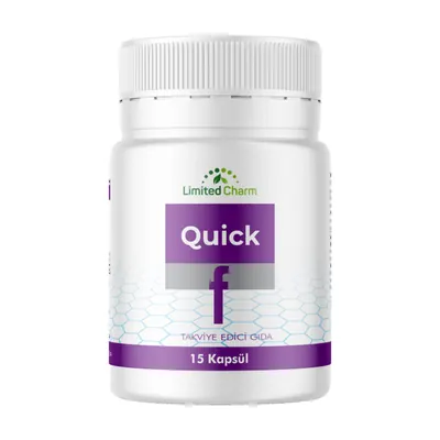 Quick Fit L-karnitinli zayıflama kapsülü, 15 kapsüllük «Quick f» kutusu